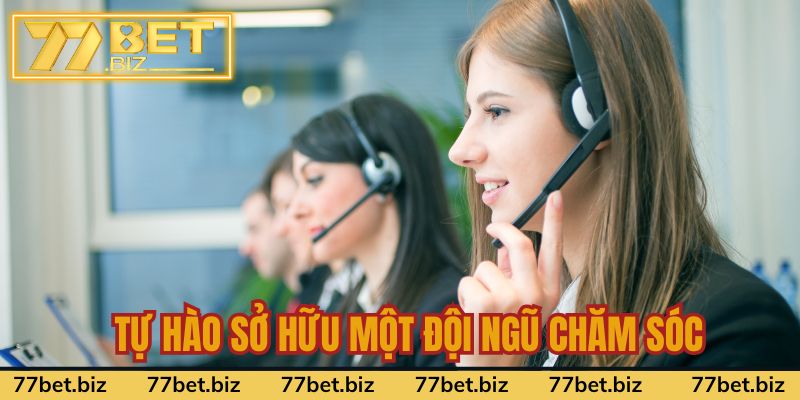 Sân chơi tự hào sở hữu một đội ngũ chăm sóc khách hàng tận tâm