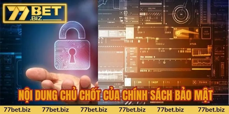 Chính Sách Bảo Mật Tại Nhà Cái 77Bet Nội dung chủ chốt của chính sách bảo mật