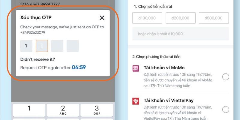 Rút tiền 77Bet Rút tiền qua ví điện tử nhà cái 77bet