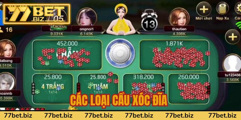 Những loại cầu xóc đĩa thường soi Những loại cầu xóc đĩa thường soi