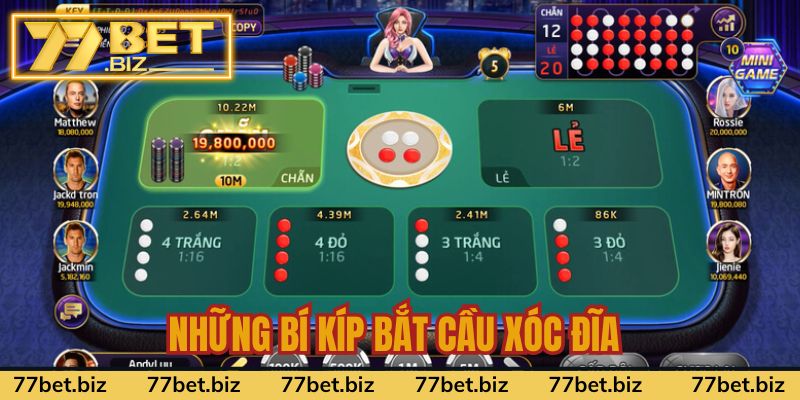 Những mẹo bắt cầu xóc đĩa thường dùng Những mẹo soi bạc chẵn lẻ thường dùng